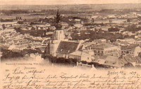 NÖ: Gruß aus Baden 1899 Gesamtansicht - Panorama